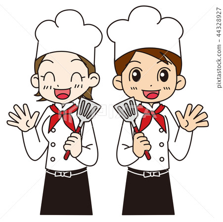 Restaurant Staff - Stock Illustration [44328927] - Pixta