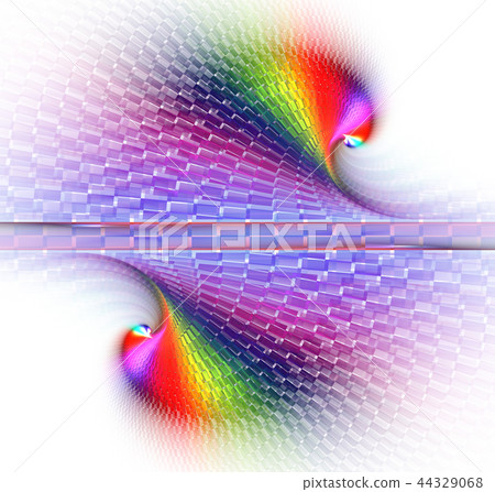Spiral digital art. Abstract form and colors. Spiral digital art. Abstract form and colors. 44329068