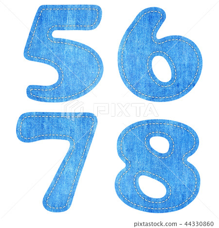 alphabet  blue jean 44330860