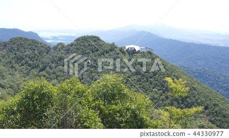 PULAU LANGKAWI, MALAYSIA - APR 8th 2015: The Langkawi Cable Car, also known as SkyCab, is one of the PULAU LANGKAWI, MALAYSIA - APR 8th 2015: The Langkawi Cable Car, also known as SkyCab, is one of the 44330977