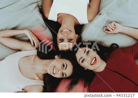 Girls Are Having Great Time On The Hen-Party. Girls Are Having Great Time On The Hen-Party. 44331217