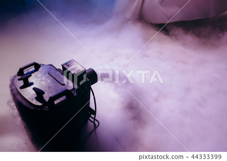 Dry ice low fog machine with hands on for wedding first dance in restaurants Dry ice low fog machine with hands on for wedding first dance in restaurants 44333399