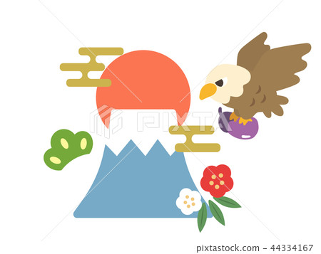 Hatsume Ichi富士Nitaka 3茄子的插圖 44334167