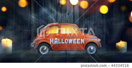 Happy Halloween car 44334516