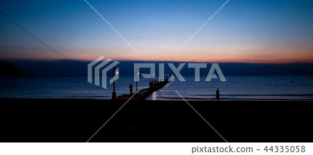 Night view pier 44335058