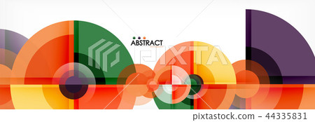 Abstract background bright circles geometric... - Stock Illustration ...