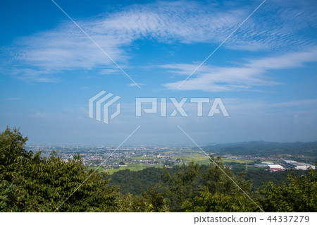 Kanayama Castle ruins View from the viewpoint Ota City 44337279