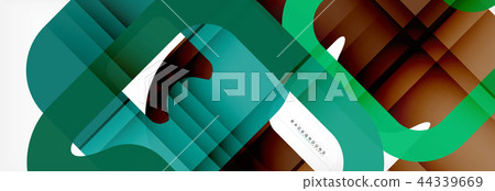 Square geometric background, multicolored template for business or technology presentation or web 44339669