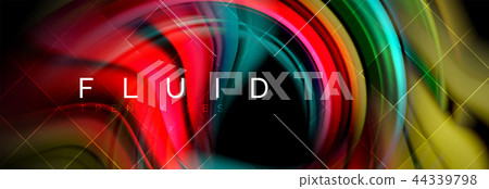 Flowing glowing color motion concept, trendy abstract layout template for business or technology Flowing glowing color motion concept, trendy abstract layout template for business or technology 44339798