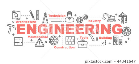 engineering vector banner engineering vector banner 44341647