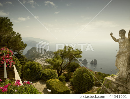 Beautiful panorama of Capri island, Italy 44341991