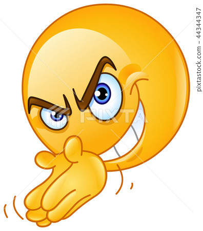 Scheming emoticon 44344347