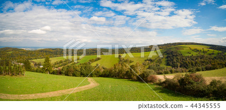 Bieszczady mountains at autumn, Poland 44345555