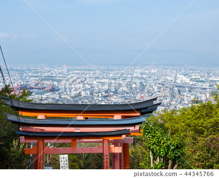 Fushimi-Inari Taisha View from Mt. Inari (Kyoto Prefecture Kyoto City Fushimi-ku) April 2017 44345766