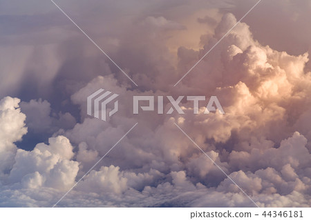 Soft white cloud over sky Soft white cloud over sky 44346181