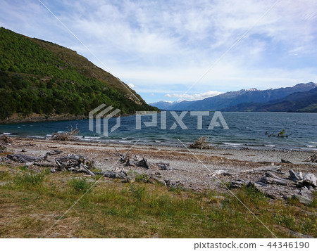 New Zealand water lake natural landscape New Zealand water lake natural landscape 44346190