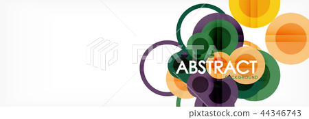Circle composition abstract background Circle composition abstract background 44346743