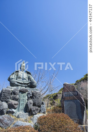 在源氏聖公園的源氏通人雕像 在源氏聖公園的源氏通人雕像 44347137