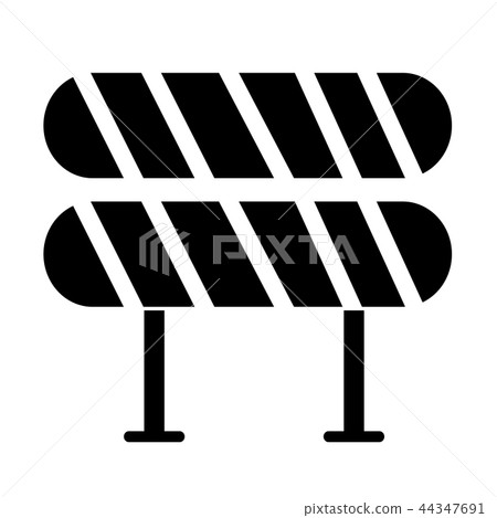 Road barrier icon Road barrier icon 44347691