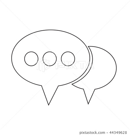 Speech bubble icon Speech bubble icon 44349628