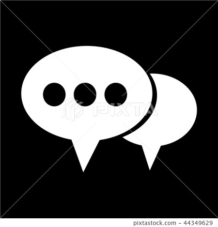 Speech bubble icon 44349629