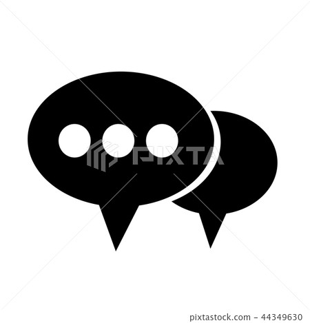 Speech bubble icon 44349630