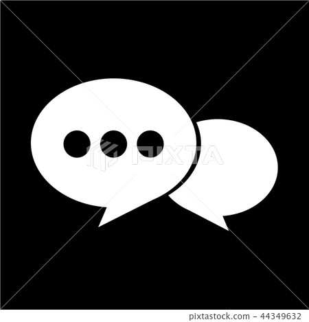 Speech bubble icon Speech bubble icon 44349632