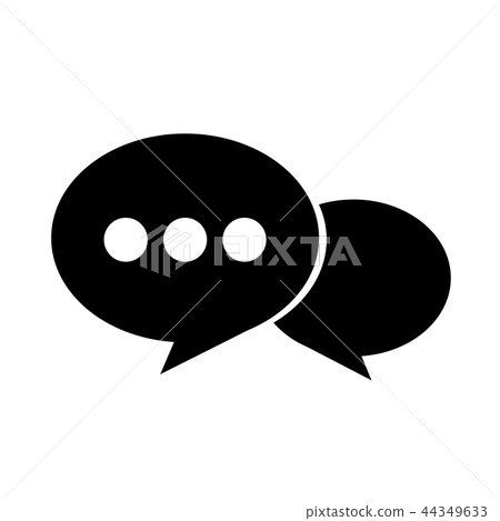 Speech bubble icon Speech bubble icon 44349633