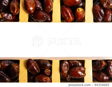 Fresh dates fruit dates on white background Fresh dates fruit dates on white background 44350085