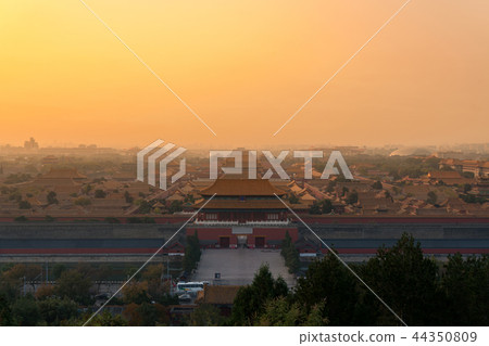 Ancient Forbidden City in morning at Beijing Ancient Forbidden City in morning at Beijing 44350809