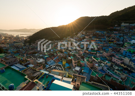 Gamcheon Culture Village formed by houses Gamcheon Culture Village formed by houses 44351108