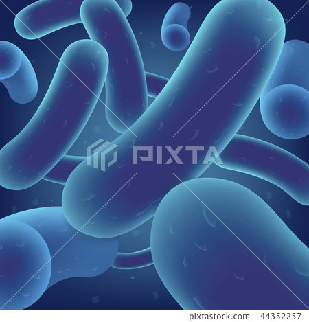 Lactobacillus Bacteria Colony Realistic Vector Lactobacillus Bacteria Colony Realistic Vector 44352257