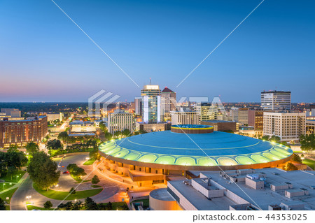 Wichita, Kansas, USA Downtown Skyline 44353025