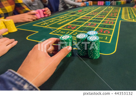 Casino, gambling and entertainment concept Casino, gambling and entertainment concept 44353132