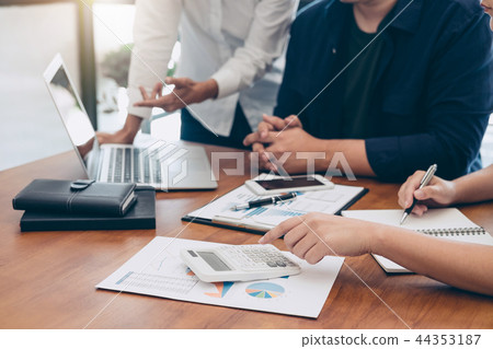 Business team colleagues meeting to conference professional inve 44353187