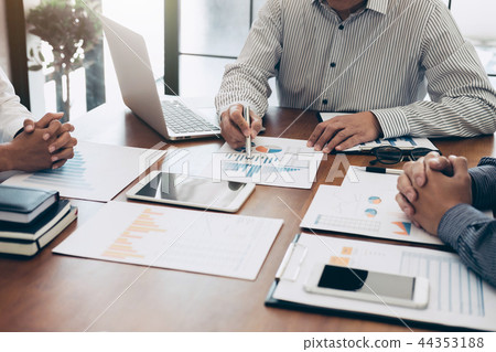 Business team colleagues meeting to conference professional inve 44353188