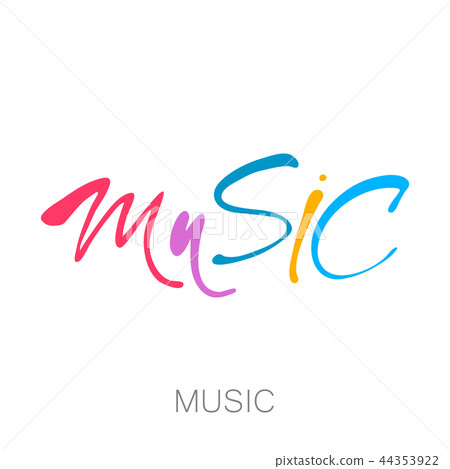music lettering template - Stock Illustration [44353922] - PIXTA