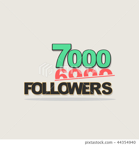 Follower banner comic text pop art design 44354940