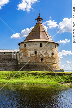 Tower of fortress Oreshek is an ancient Tower of fortress Oreshek is an ancient 44356012