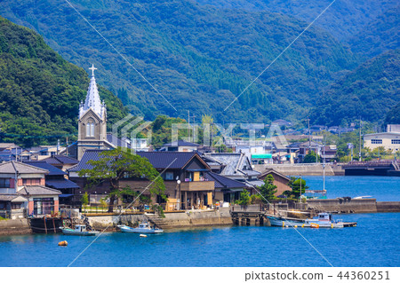 世界遺產，可以看到天主教會津教堂和會津村[熊本縣天草] 44360251