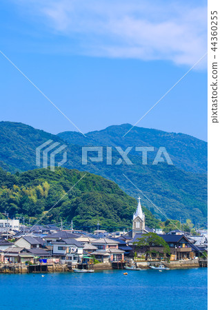 世界遺產，可以看到天主教會津教堂和會津村[熊本縣天草] 44360255