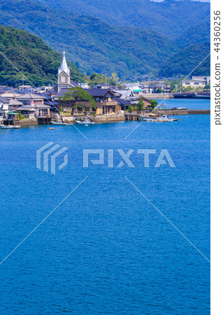 世界遺產，可以看到天主教會津教堂和會津村[熊本縣天草] 44360256