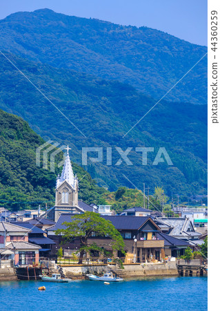世界遺產，可以看到天主教會津教堂和會津村[熊本縣天草] 44360259