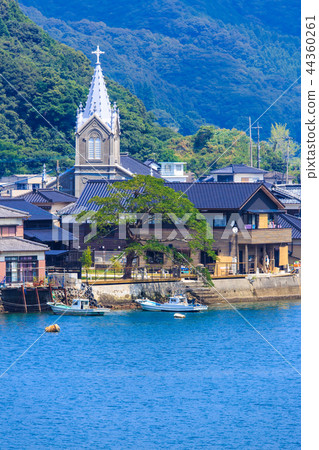 世界遺產，可以看到天主教會津教堂和會津村[熊本縣天草] 44360261