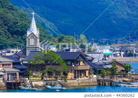 世界遺產，可以看到天主教會津教堂和會津村[熊本縣天草] 44360262