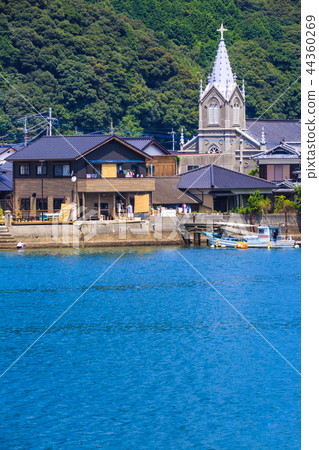 世界遺產，可以看到天主教會津教堂和會津村[熊本縣天草] 44360269
