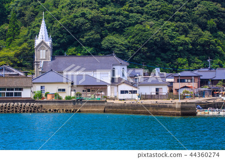 世界遺產，可以看到天主教會津教堂和會津村[熊本縣天草] 44360274