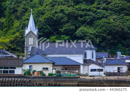 世界遺產，可以看到天主教會津教堂和會津村[熊本縣天草] 44360275