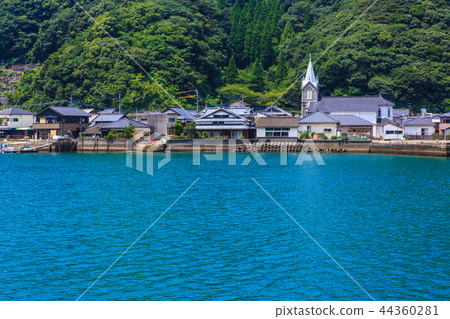 世界遺產，可以看到天主教會津教堂和會津村[熊本縣天草] 44360281