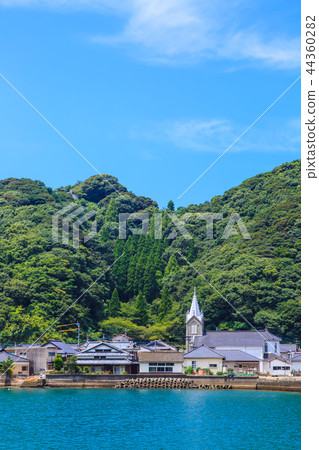 世界遺產，可以看到天主教會津教堂和會津村[熊本縣天草] 44360282